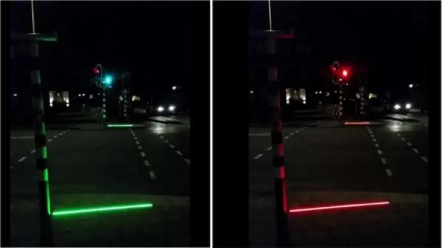 Olanda, arrivano i Semafori a LED nei marciapiedi