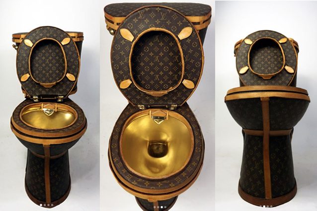 Louis Vuitton senza limiti: arriva il water da 100 mila dollari