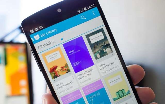 google play books smartphone audiolibri