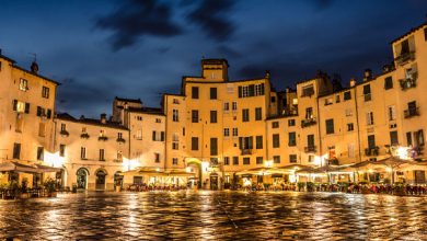 Piazza Anfiteatro a Lucca