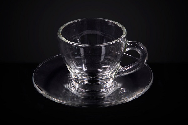 tazzina da caffè in vetro